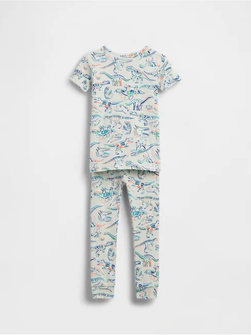 BabyGAP Organic Brushed Cotton Dino PJ Set Size 3